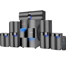 Front. beFree Sound - 5.1 Channel Surround Sound Bluetooth Speaker System - Black.