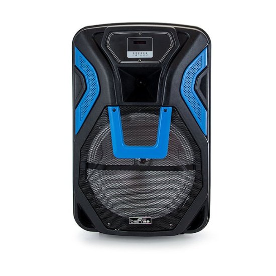 Front Zoom. beFree Sound - 15 Inch Bluetooth Portable Party PA Speaker - Black.