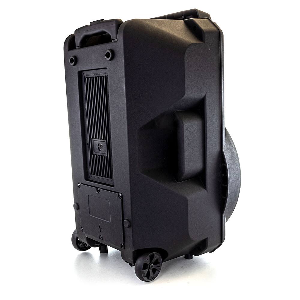 Left. beFree Sound - 15 Inch Bluetooth Portable Party Speaker - Black.