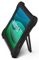 Visual Land Prestige Elite 10QH 10.1" HD Tablet 128GB Storage 2GB Memory with Protective Bumper Case - Jet Black - Angle_Zoom
