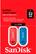 Alt View 18. SanDisk - Cruzer Snap 32GB USB 2.0 Type-A Flash Drive (2-Pack) - Red, Blue.