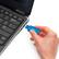 Alt View 16. SanDisk - Cruzer Snap 32GB USB 2.0 Type-A Flash Drive (5-Pack) - Black, Red, And Blue.