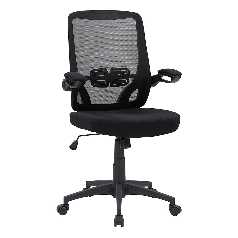 Angle View: CorLiving - Workspace High Mesh Back Office Chair - Black