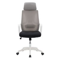 CorLiving - Workspace Mesh Back Office Chair - Grey and Black - Front_Zoom