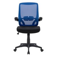 CorLiving - Workspace High Mesh Back Office Chair - Blue - Front_Zoom