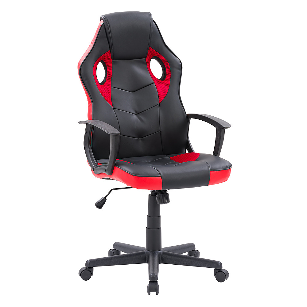 Angle View: CorLiving - Mad Dog Gaming Chair - Black and Red