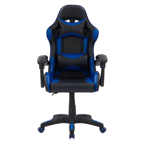 CorLiving Ravagers Gaming Chair Black and Blue LGY 706 G