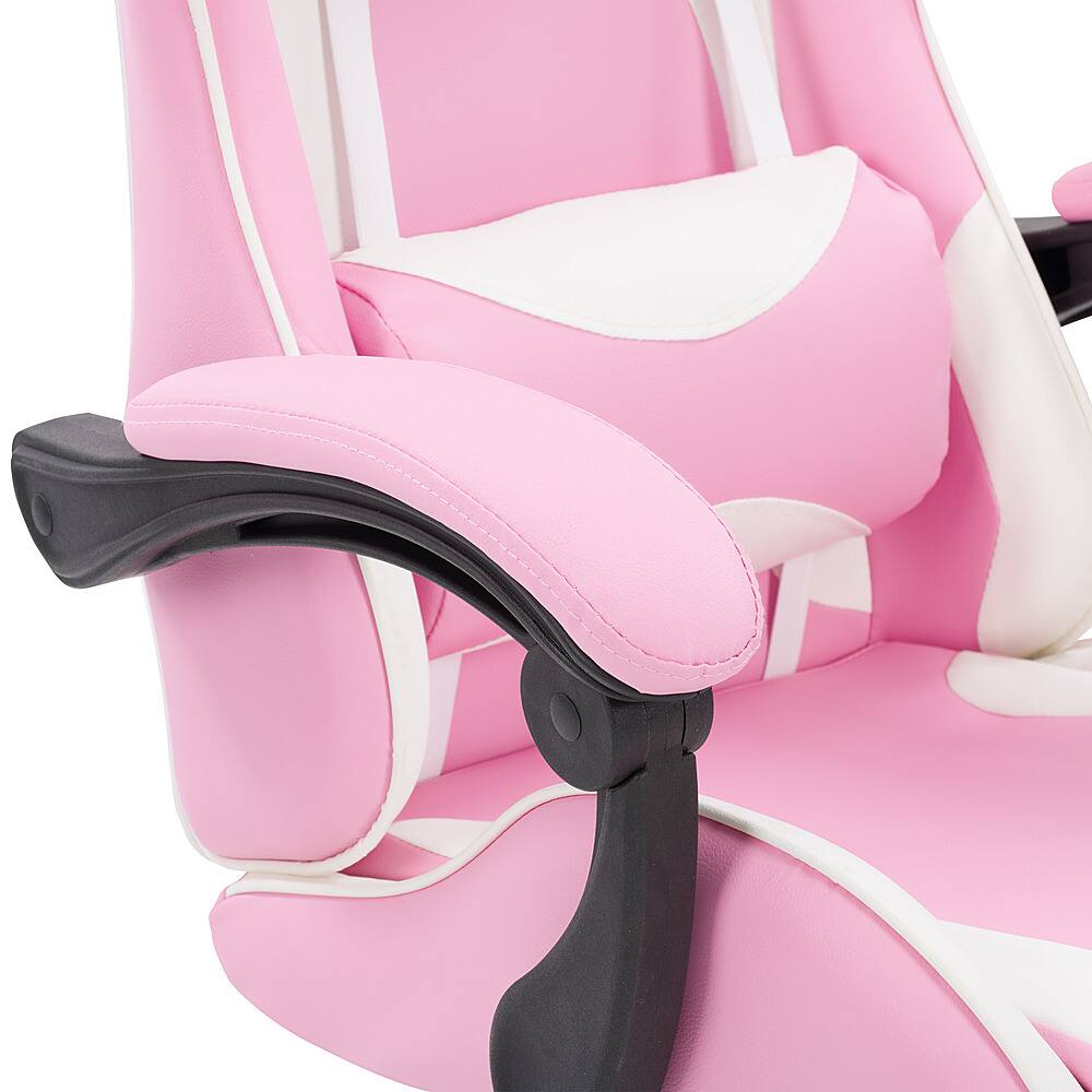 Mysa PC Cozy Gaming Chair, Pink, Gray Base