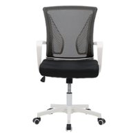 CorLiving Workspace Mesh Back Office Chair - Black and White - Front_Zoom