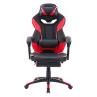CorLiving - Doom Gaming Chair - Black and Red - Front_Zoom