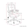Alt View Zoom 14. CorLiving - Workspace High Mesh Back Office Chair - Red.