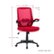 Alt View Zoom 15. CorLiving - Workspace High Mesh Back Office Chair - Red.