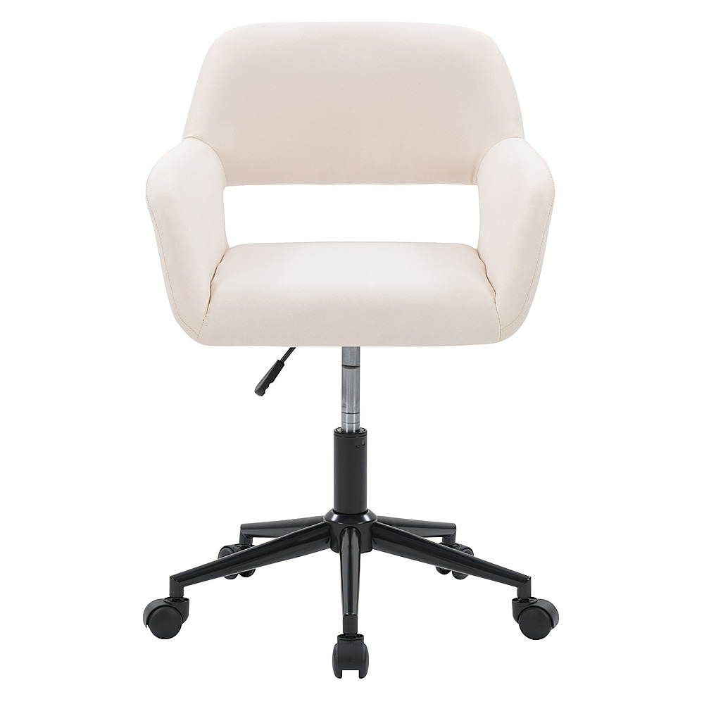 Shickley Oversize Criss Cross Task Chair with Comfortable Cushion Latitude Run Upholstery Color: Sage/White