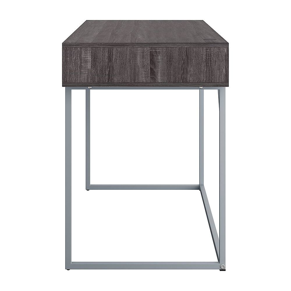 Left View: CorLiving - Auston 1-Drawer Desk - Grey