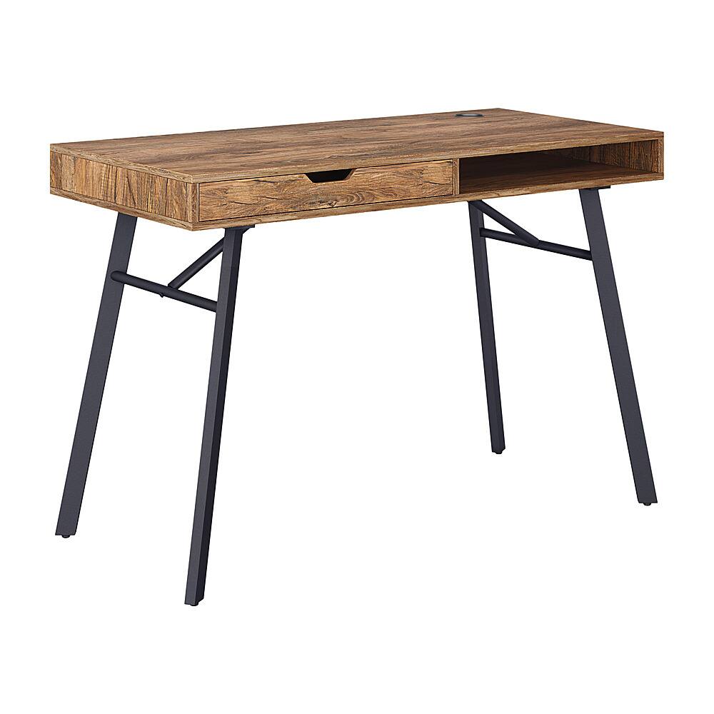 Angle View: CorLiving - Auston Desk - Brown