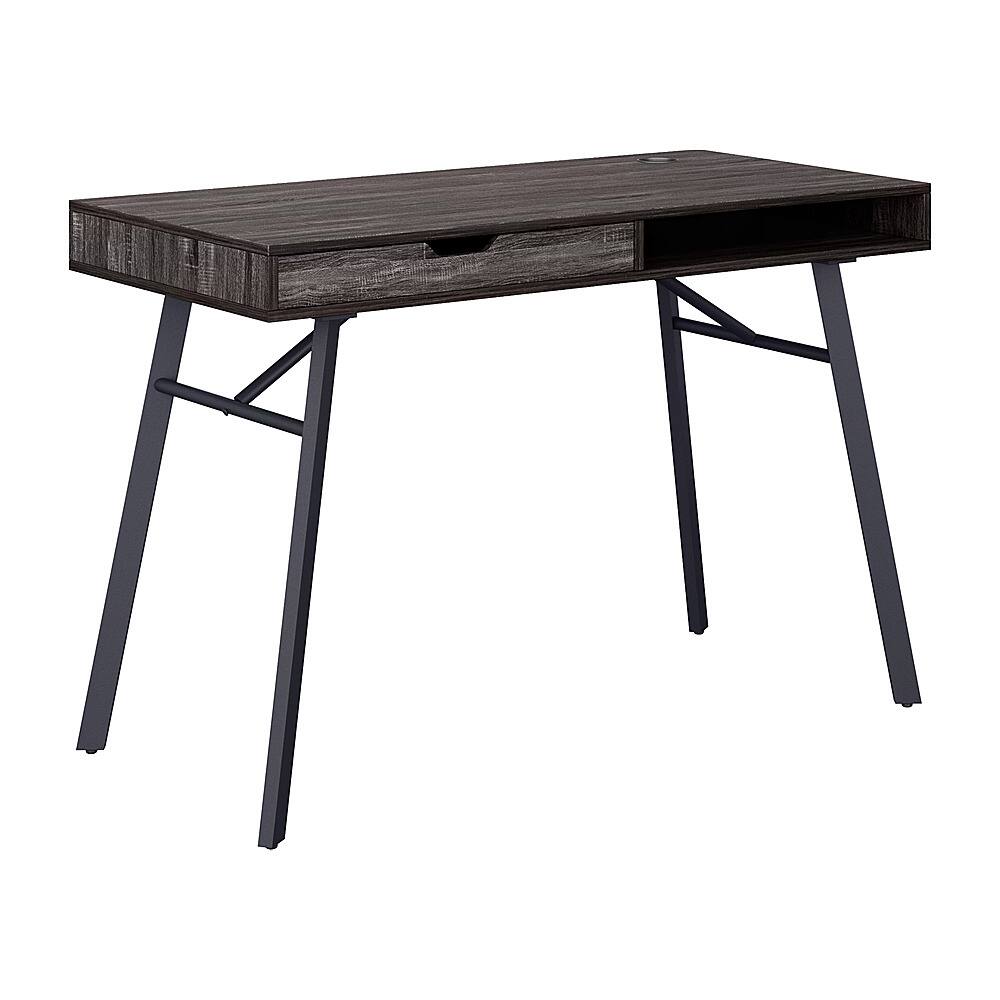 Angle View: CorLiving - Auston Desk - Grey