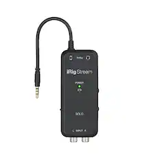 Front. IK Multimedia - iRig Stream Solo - Black.