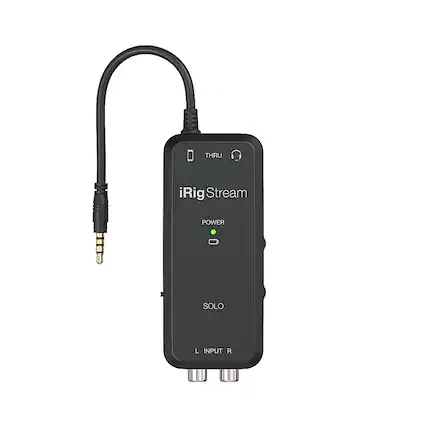 Front. IK Multimedia - iRig Stream Solo - Black.