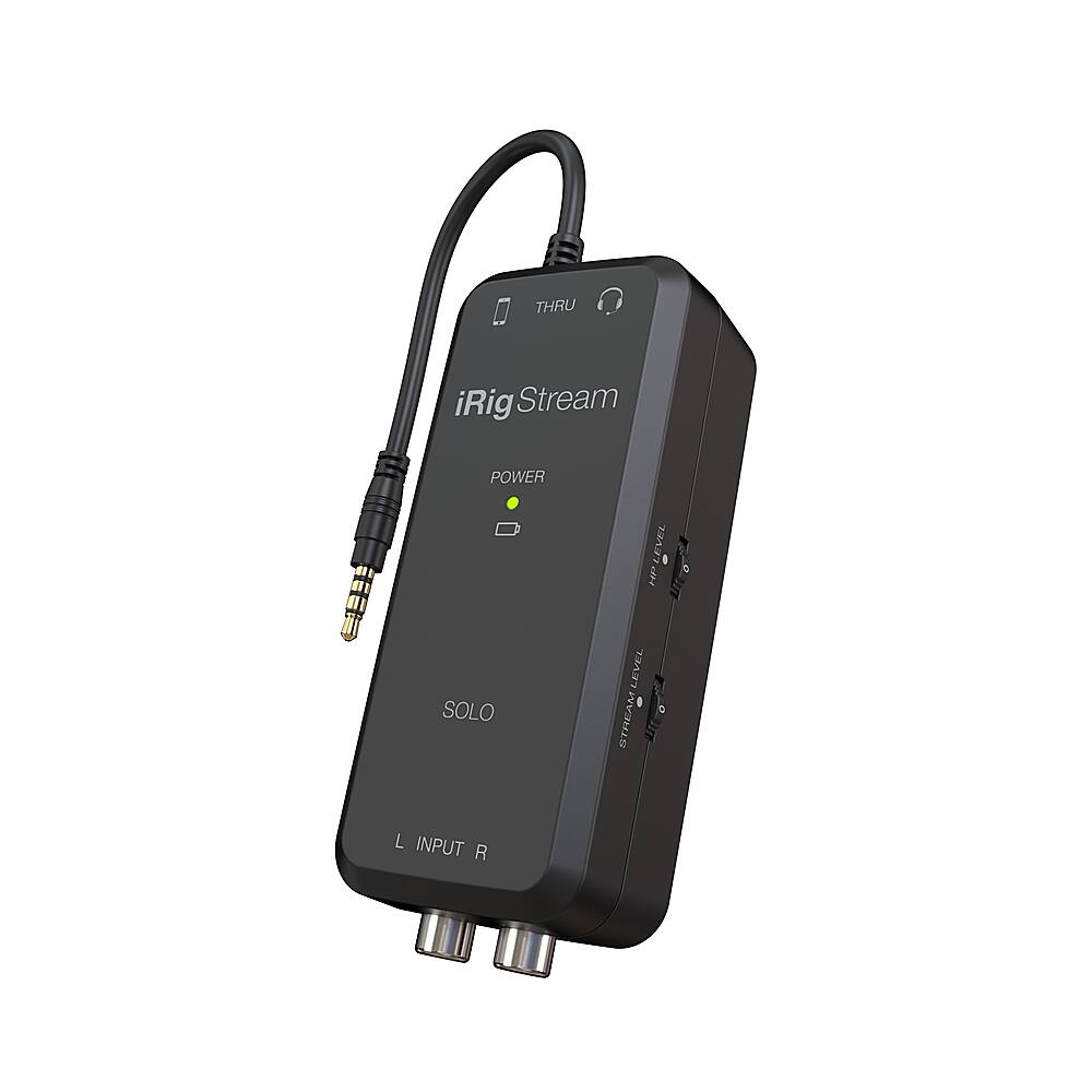 Alt View 11. IK Multimedia - iRig Stream Solo - Black.