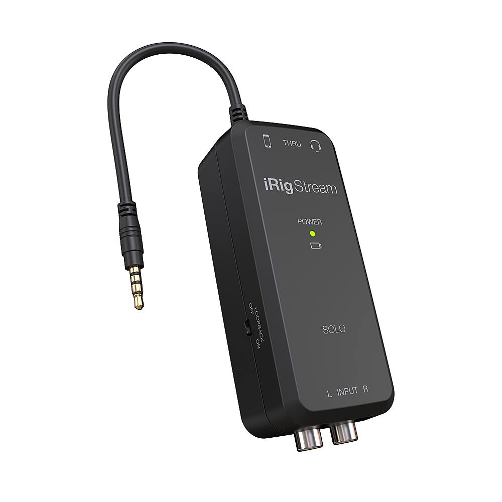 Alt View 12. IK Multimedia - iRig Stream Solo - Black.
