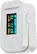 Front. NuvoMed - Audible Fingertip Oled Pulse Oximeter - White.