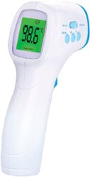 NuvoMed - Audible Non-Contact Infrared Thermometer - White - Front_Zoom