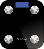 NuvoMed - Bluetooth Body Fat Digital Scale - Black - Angle_Zoom