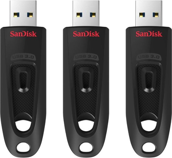 hvidløg frisør Nøjagtig SanDisk Ultra 32GB USB 3.0 Flash Drive with Hardware Encryption (3-Pack)  Black SDCZ48-032G-GAM46T - Best Buy