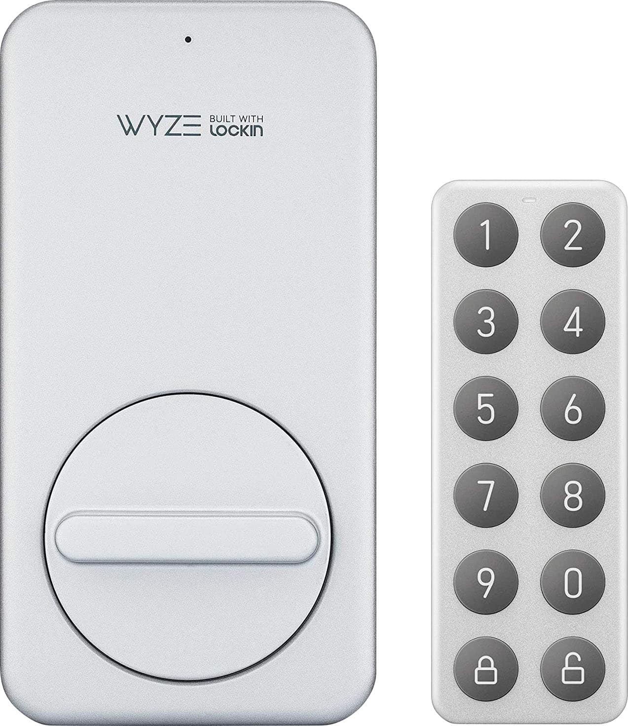 Alt View 11. Wyze - Keypad for Wyze Lock - Silver.