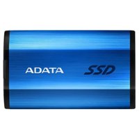 ADATA - SE800 1TB IP68 Rugged SuperSpeed External USB 3.2 Gen 2 USB-C Portable SSD - Blue - Front_Zoom