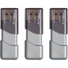 PNY - Turbo Attaché 3 64GB USB 3.0 Type A Flash Drive, 3-Pack - Silver