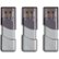 Front Zoom. PNY - Turbo Attaché 3 64GB USB 3.0 Type A Flash Drive, 3-Pack - Silver.