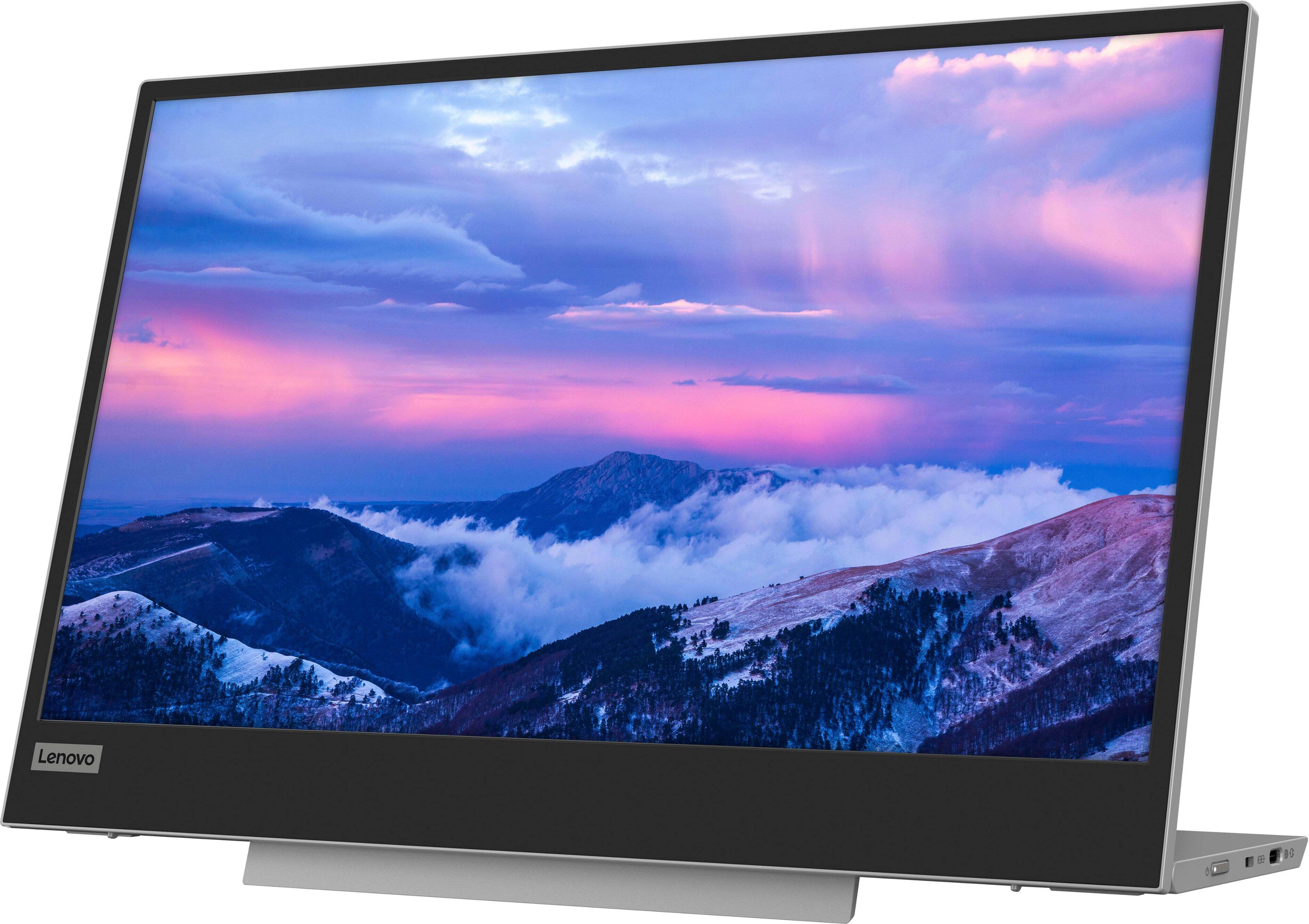 Alt View 18. Lenovo - L15 15.6" IPS LED FHD USB-C Portable Monitor - Silver.