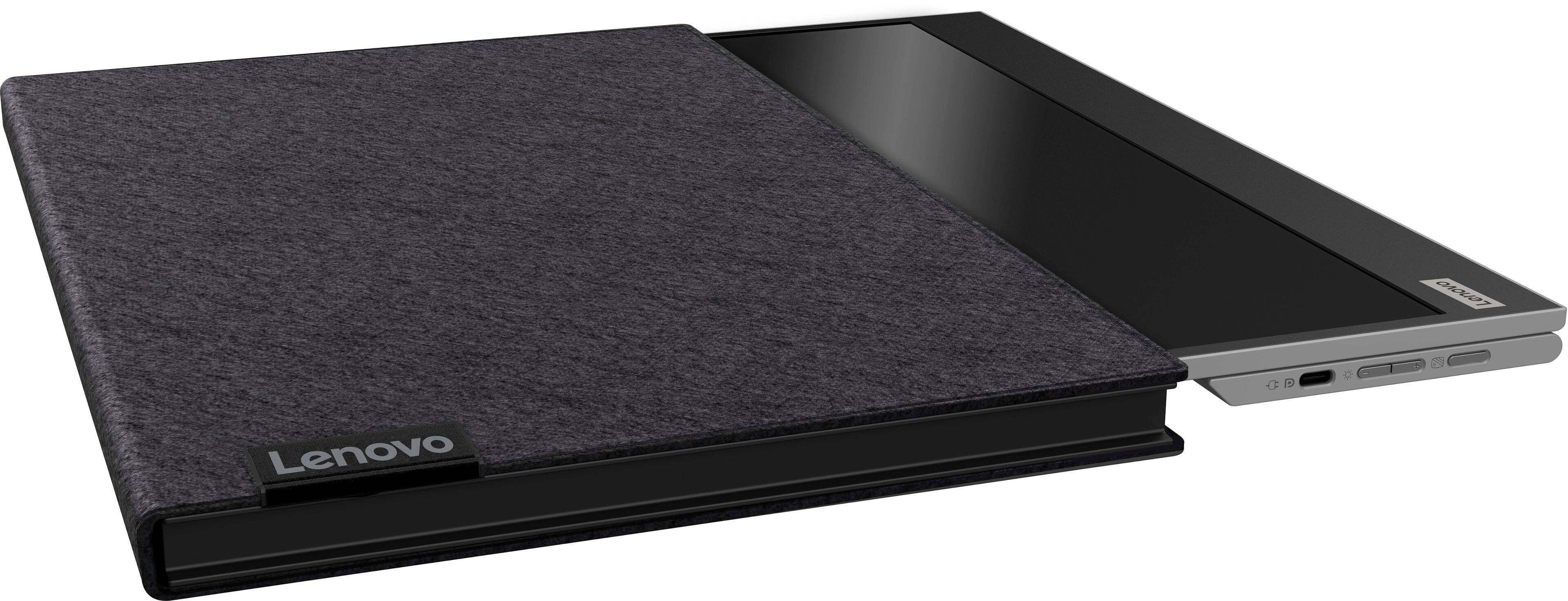 Alt View 22. Lenovo - L15 15.6" IPS LED FHD USB-C Portable Monitor - Silver.