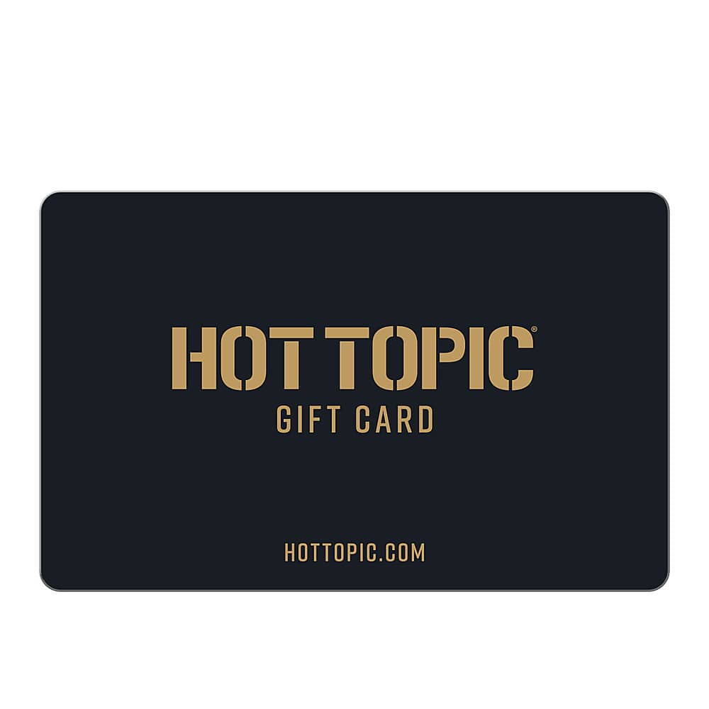 Front. Hot Topic - $25 Gift Card.