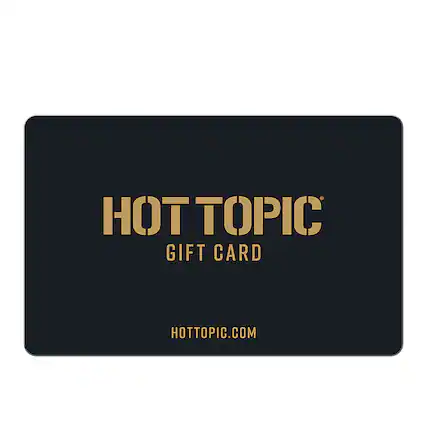 Front. Hot Topic - $25 Gift Card.