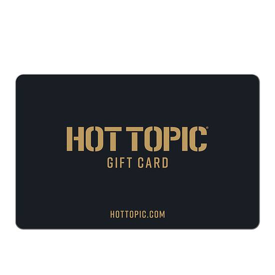 Hot topic 2025 gift card giveaway