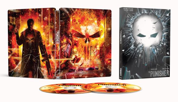 The Punisher [SteelBook] [Includes Digital Copy] [4K Ultra HD Blu-ray/Blu-ray] [Only @ Best Buy] [2004]