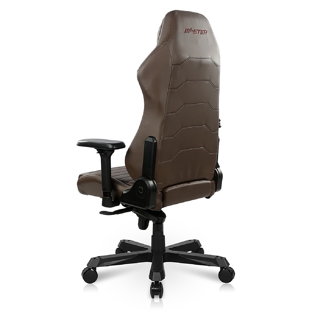 Left View: DXRacer - Ergonomically Gaming Chair Master Series - Brown