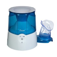 CRANE - 0.5 Gal. 2-in-1 Warm Mist Humidifier & Personal Steam Inhaler - Blue/White - Front_Zoom