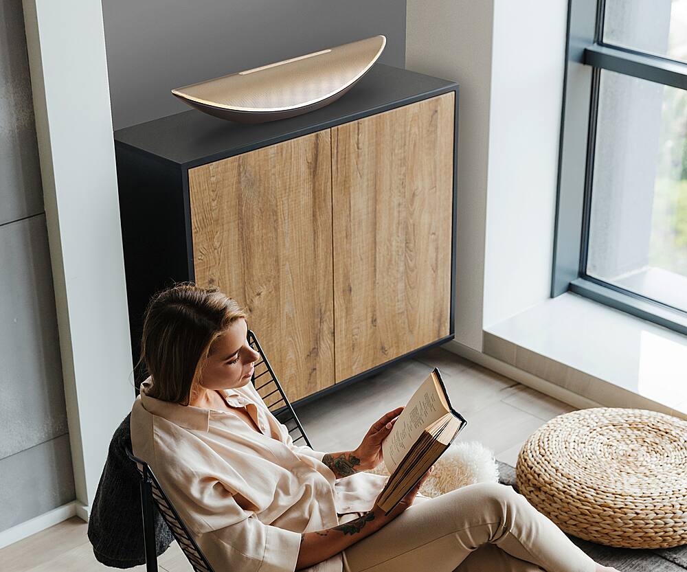 Alt View 11. Cleer - Smart Audio Speaker - Champagne.