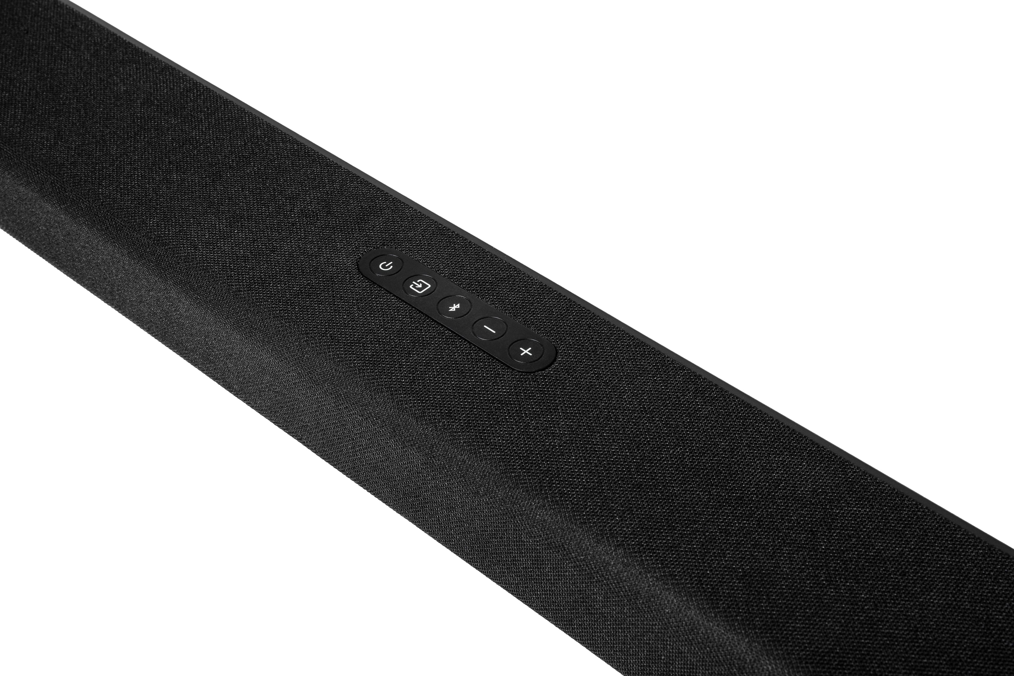 Angle View: Polk Audio - Signa S4 3.1.2 Ch Ultra-Slim TV Sound Bar with Dolby Atmos and VoiceAdjust - Black