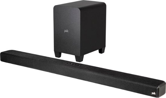 Front. Polk Audio - Signa S4 3.1.2 Ch Ultra-Slim TV Sound Bar with Dolby Atmos and VoiceAdjust - Black.