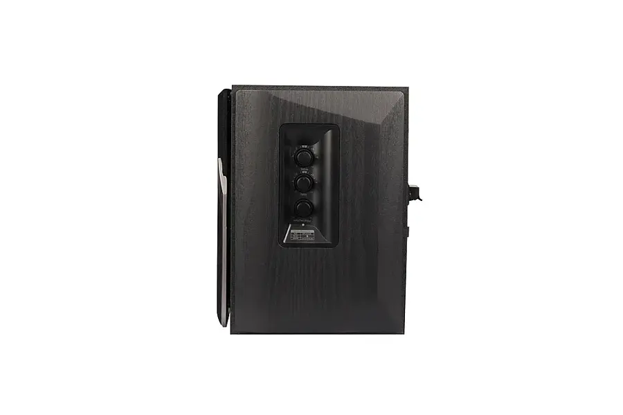 Alt View 14. Edifier - R1380T Active Bookshelf Speakers, Computer Speakers – Dual RCA inputs - 2.0 Studio Monitor Speaker - Black.