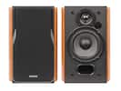 Front. Edifier - R1380T Active Bookshelf Speakers, Computer Speakers – Dual RCA inputs - 2.0 Studio Monitor Speaker - Brown.