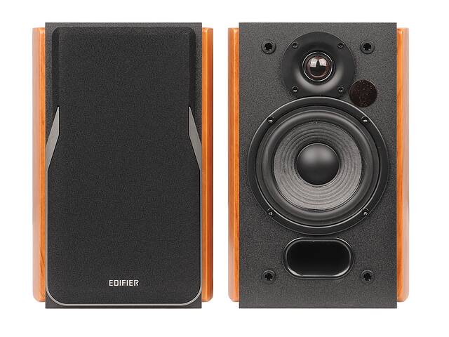 Edifier - R1380T Active Bookshelf Speakers, Computer Speakers – Dual RCA inputs - 2.0 Studio Monitor Speaker - Brown