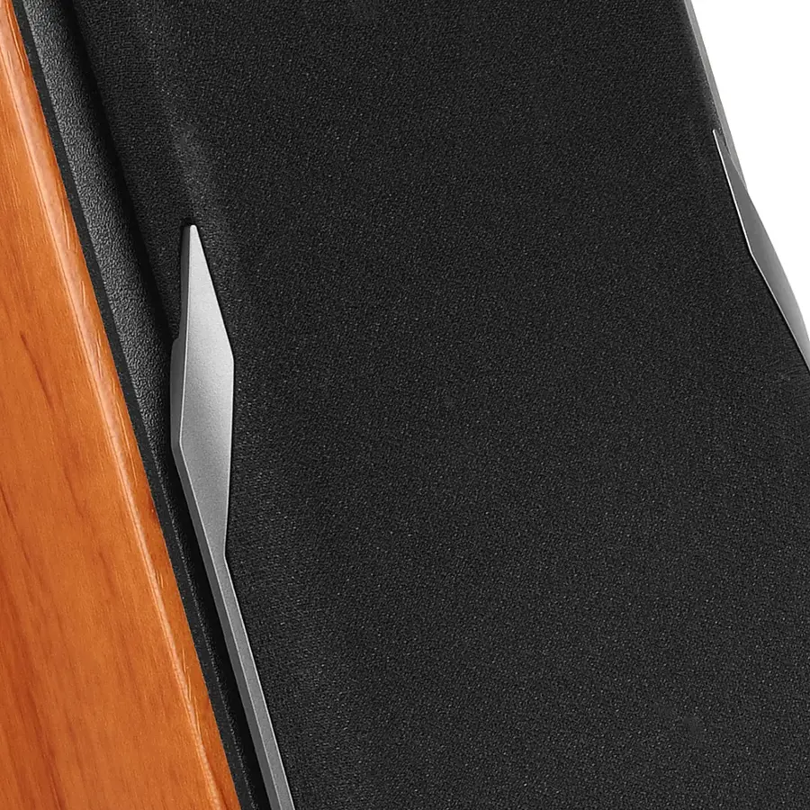 Alt View 15. Edifier - R1380T Active Bookshelf Speakers, Computer Speakers – Dual RCA inputs - 2.0 Studio Monitor Speaker - Brown.