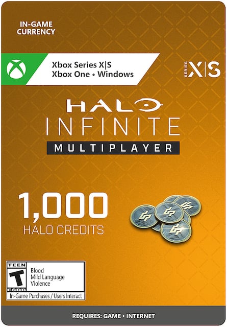 Halo Infinite 1 000 Halo Credits Digital 7LM 00041 Best Buy