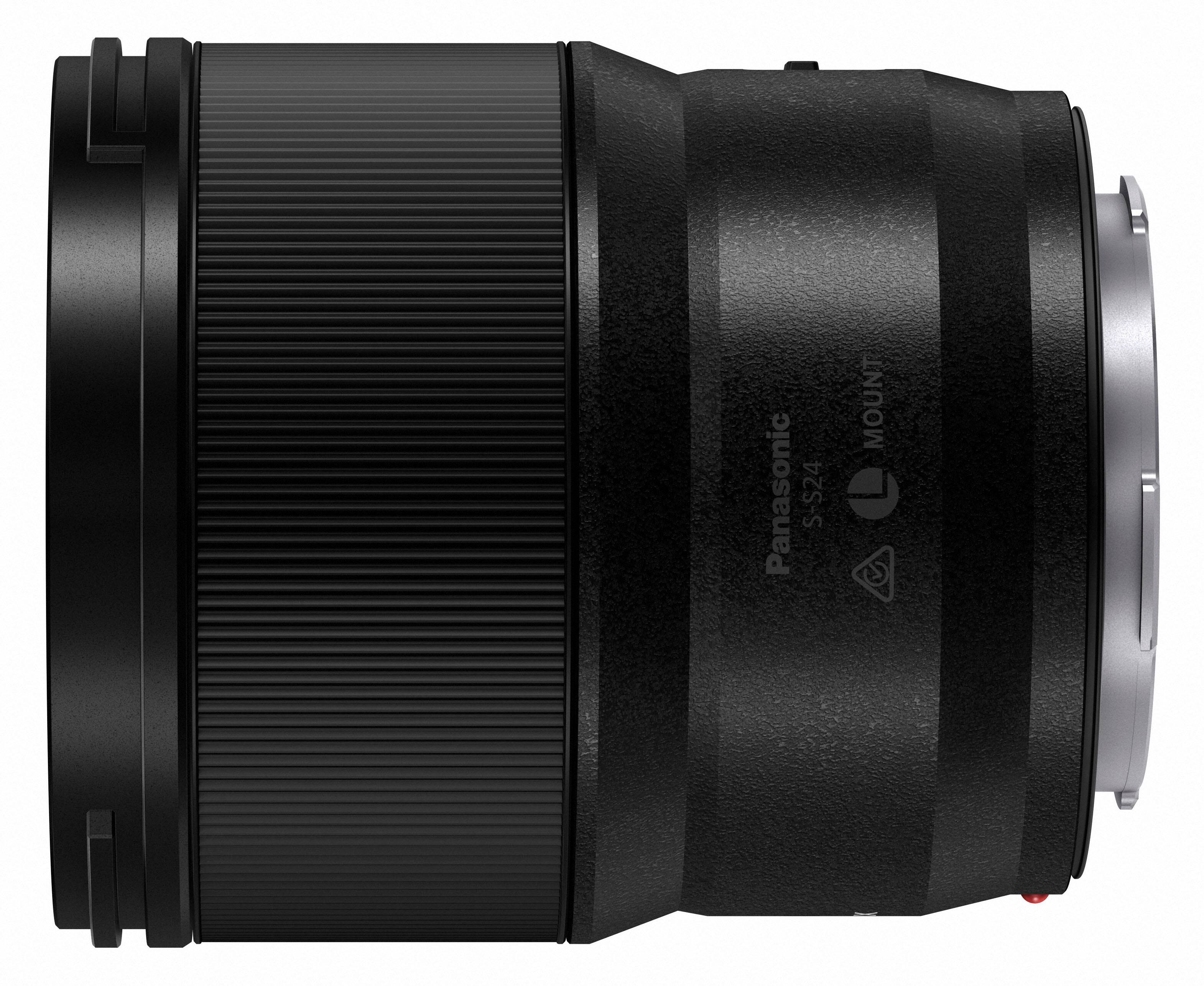 Alt View 11. Panasonic - LUMIX S-S24 24mm F1.8 L-Mount Lens for LUMIX S Series Cameras - Black.