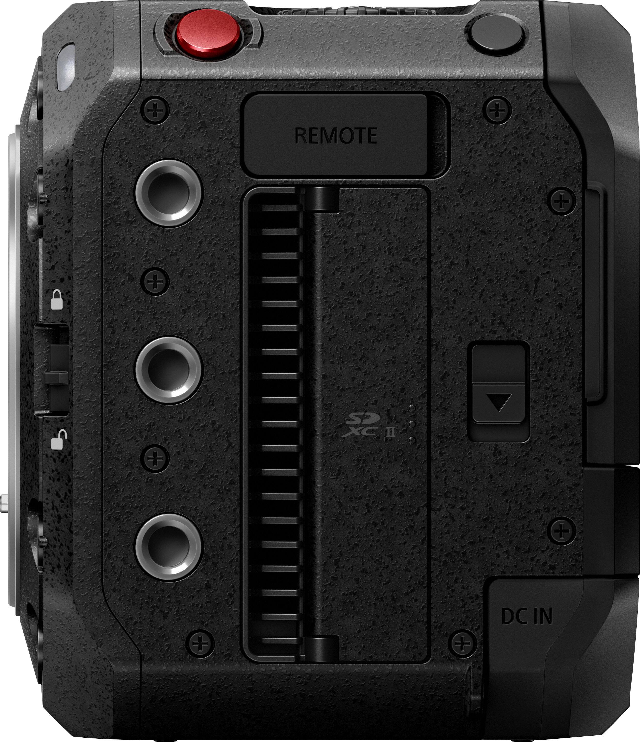Alt View 11. Panasonic - LUMIX Full-Frame Box-Style Live & Cinema Camera, 6K 24p / 5.9K 30p 10-bit Unlimited Video - DC-BS1H - Black.